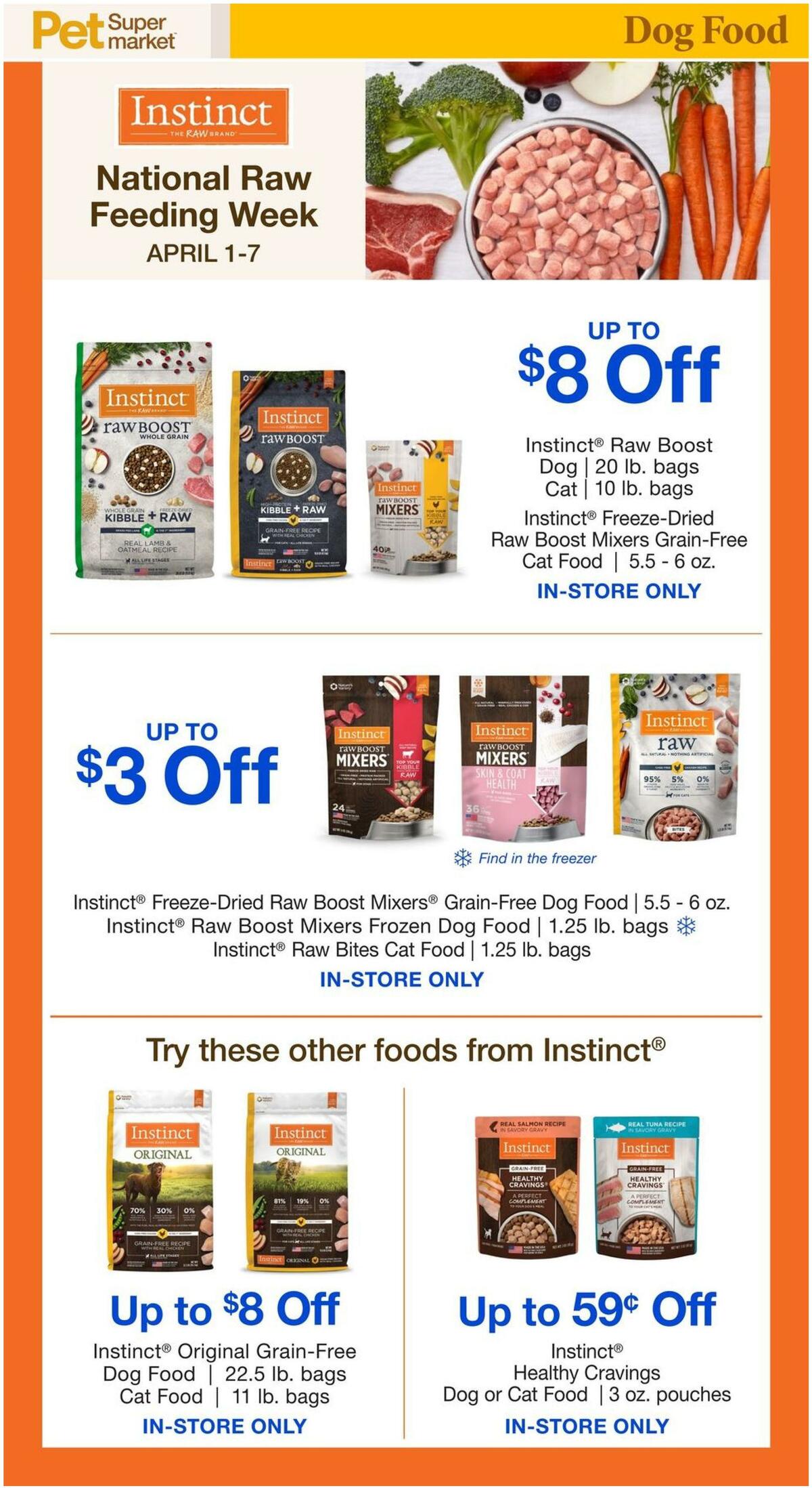 Pet Supermarket Weekly Ad from March 31