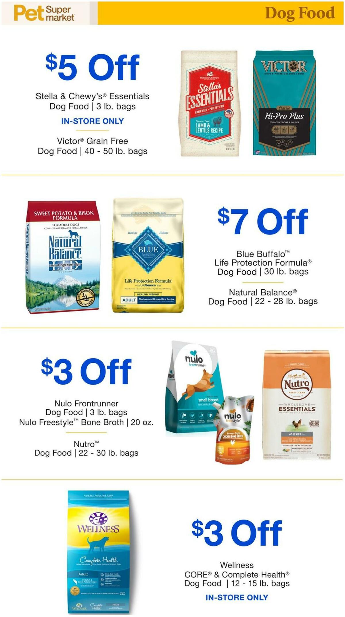 Pet Supermarket Weekly Ad from March 31