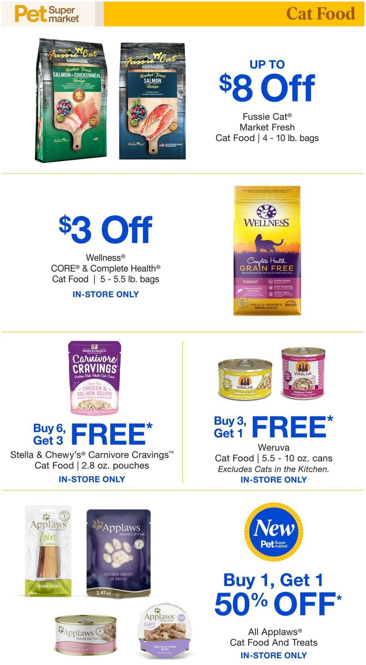 Pet Supermarket Weekly Ad from March 31