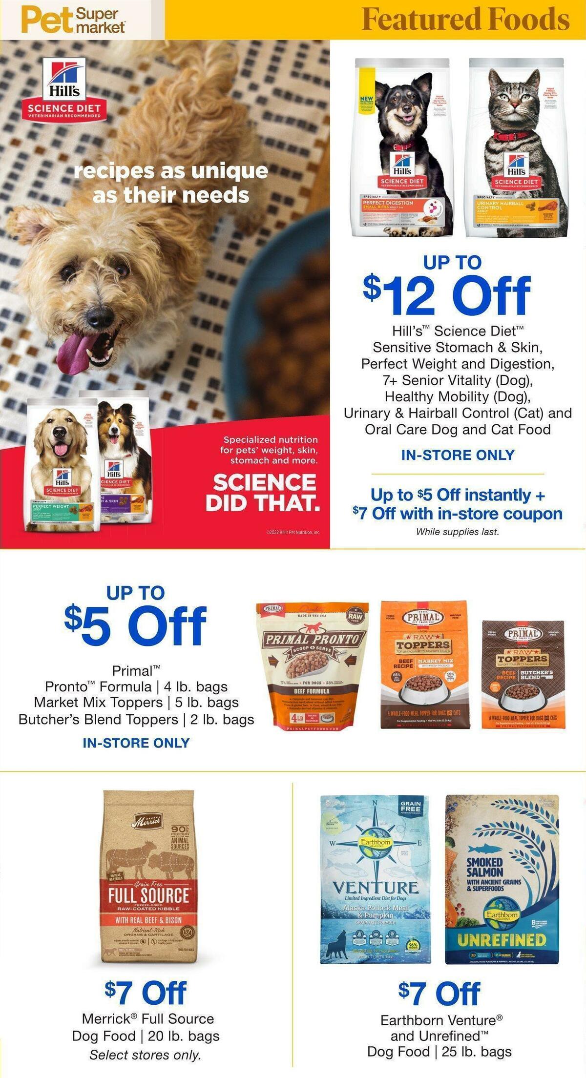 Pet Supermarket Weekly Ad from April 28