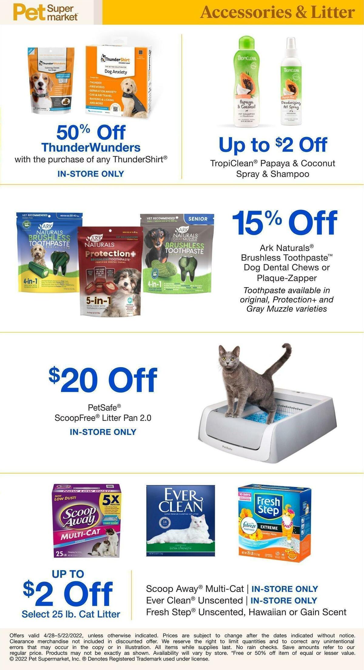 Pet Supermarket Weekly Ad from April 28