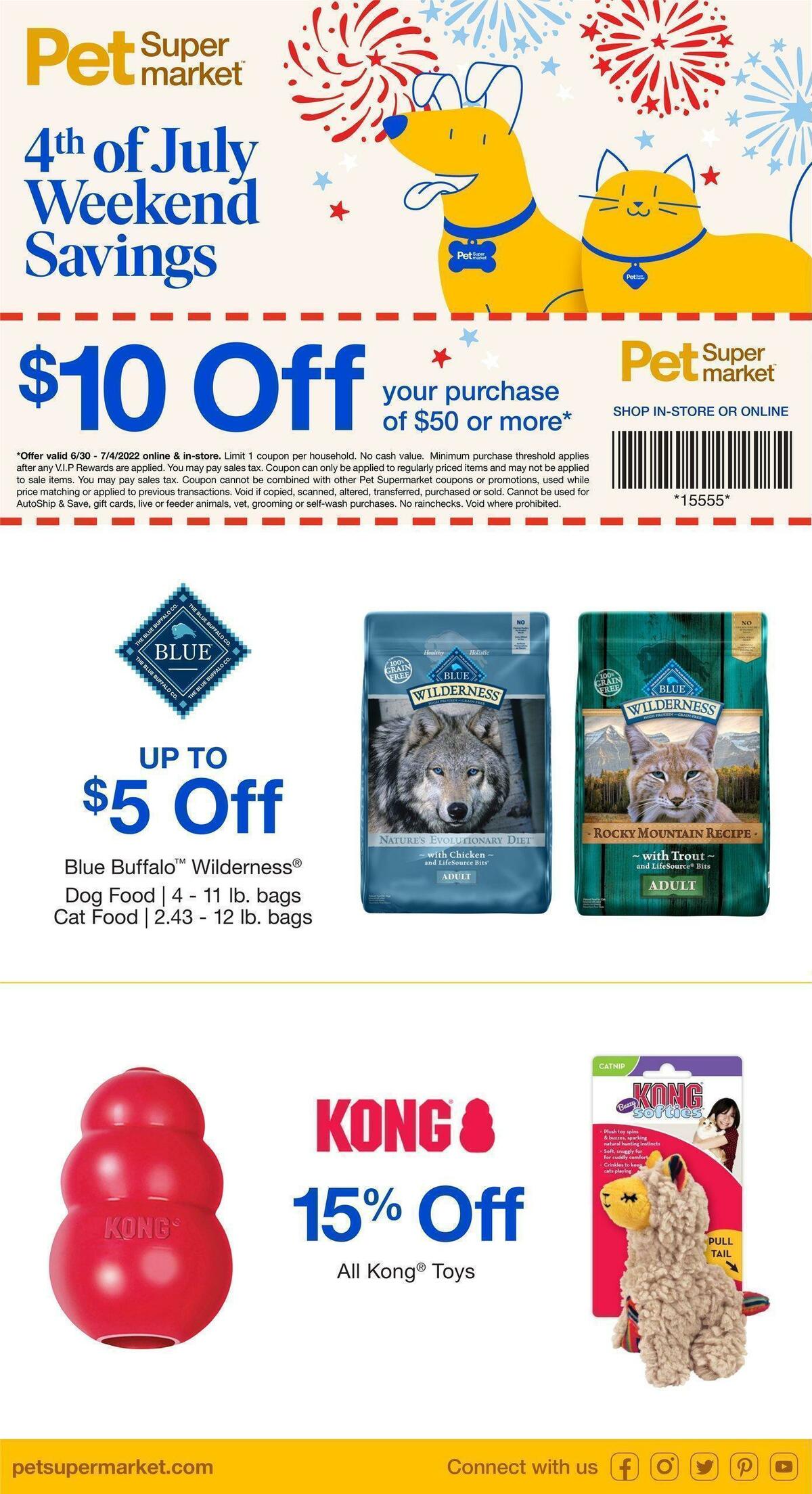 Pet Supermarket Weekly Ad from June 30