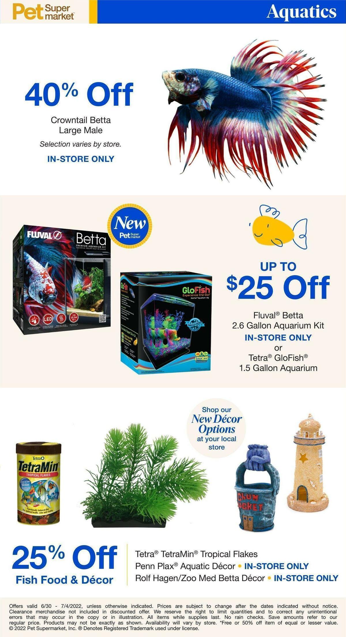 Pet Supermarket Weekly Ad from June 30