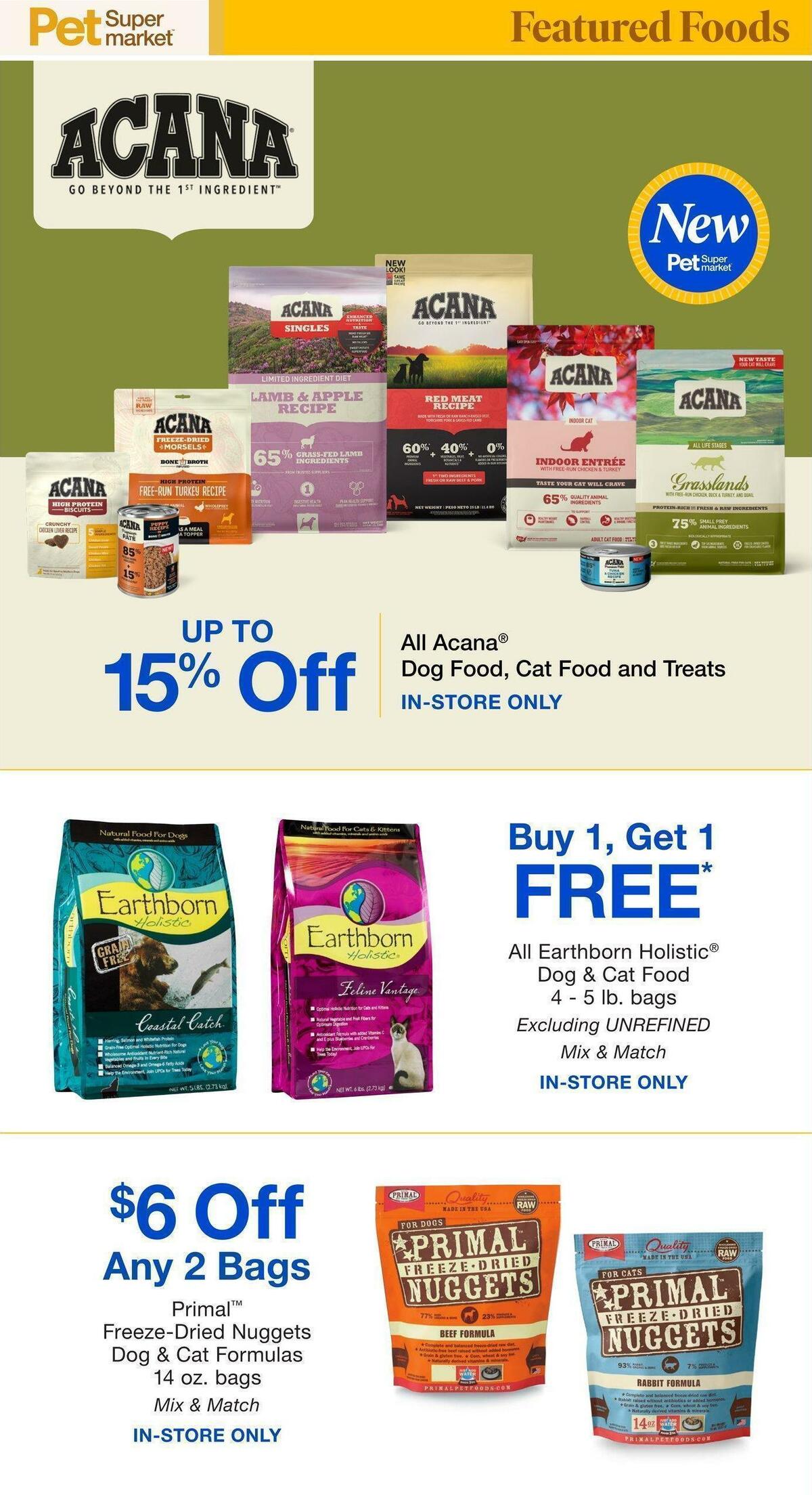 Pet Supermarket Weekly Ad from July 7