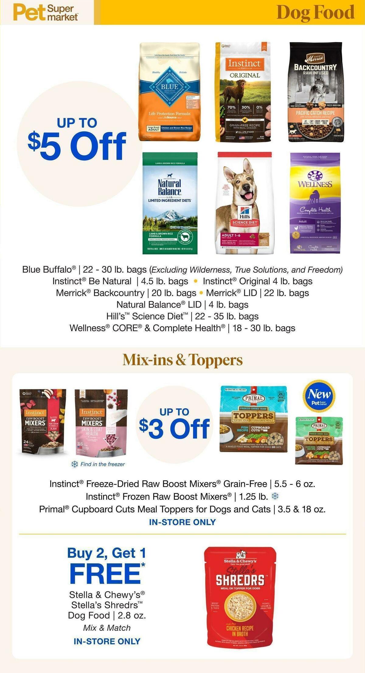 Pet Supermarket Weekly Ad from July 7