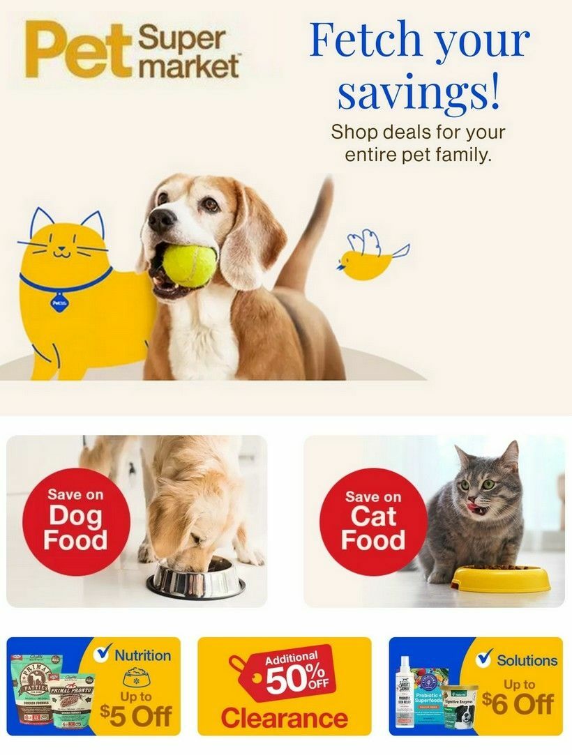 Pet Supermarket Weekly Ad from January 1