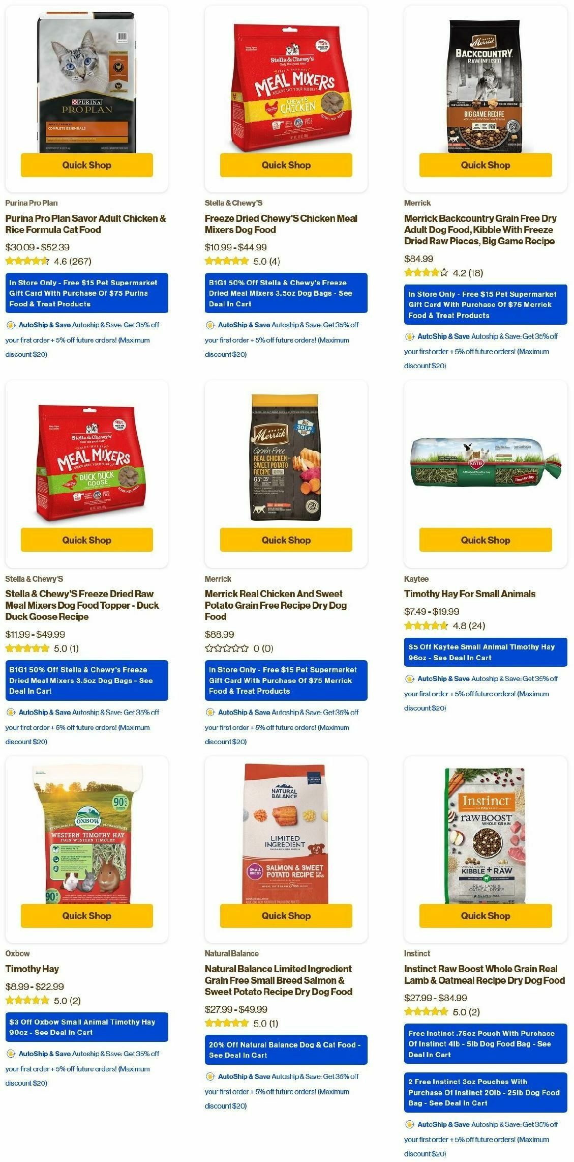 Pet Supermarket Weekly Ad from January 3