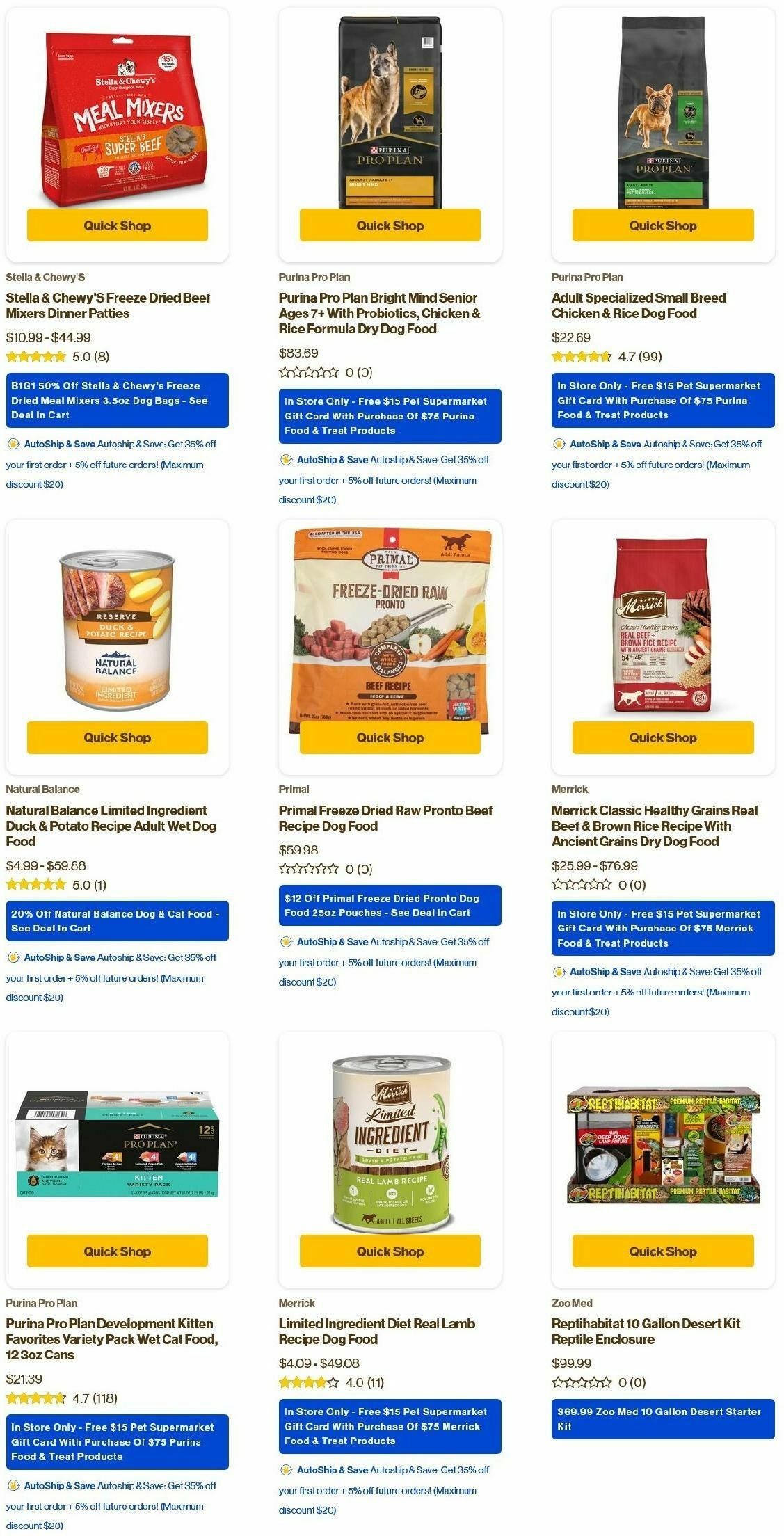 Pet Supermarket Weekly Ad from January 3