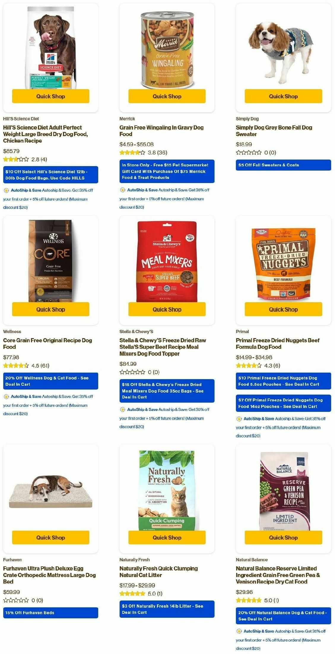 Pet Supermarket Weekly Ad from January 3