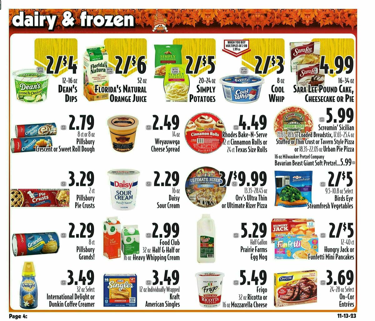 Piggly Wiggly Weekly Ad from November 15