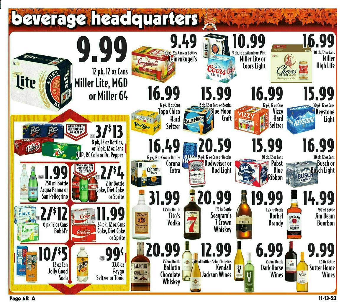 Piggly Wiggly Weekly Ad from November 15