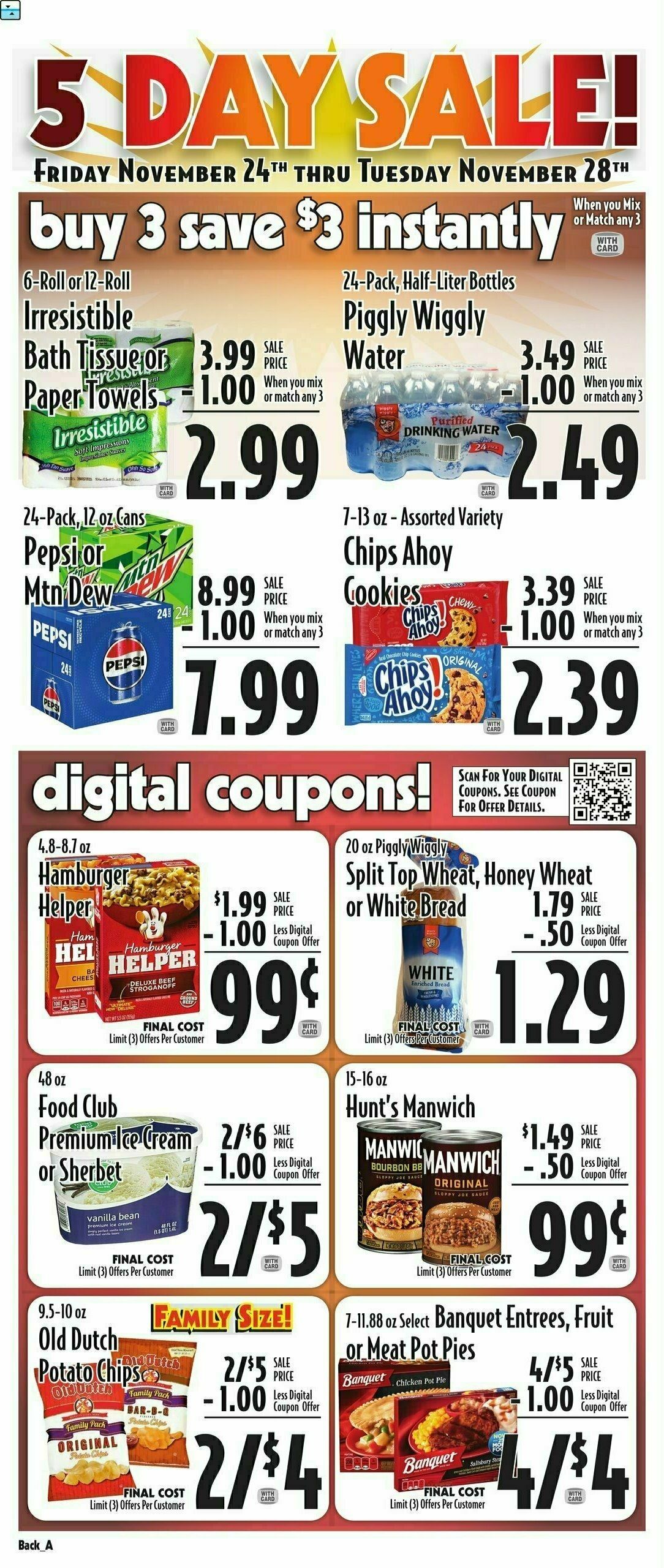 Piggly Wiggly Weekly Ad from November 24