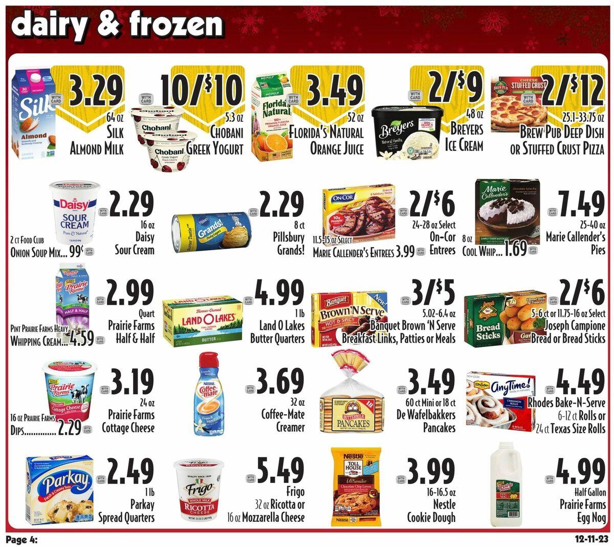 Piggly Wiggly Weekly Ad from December 13