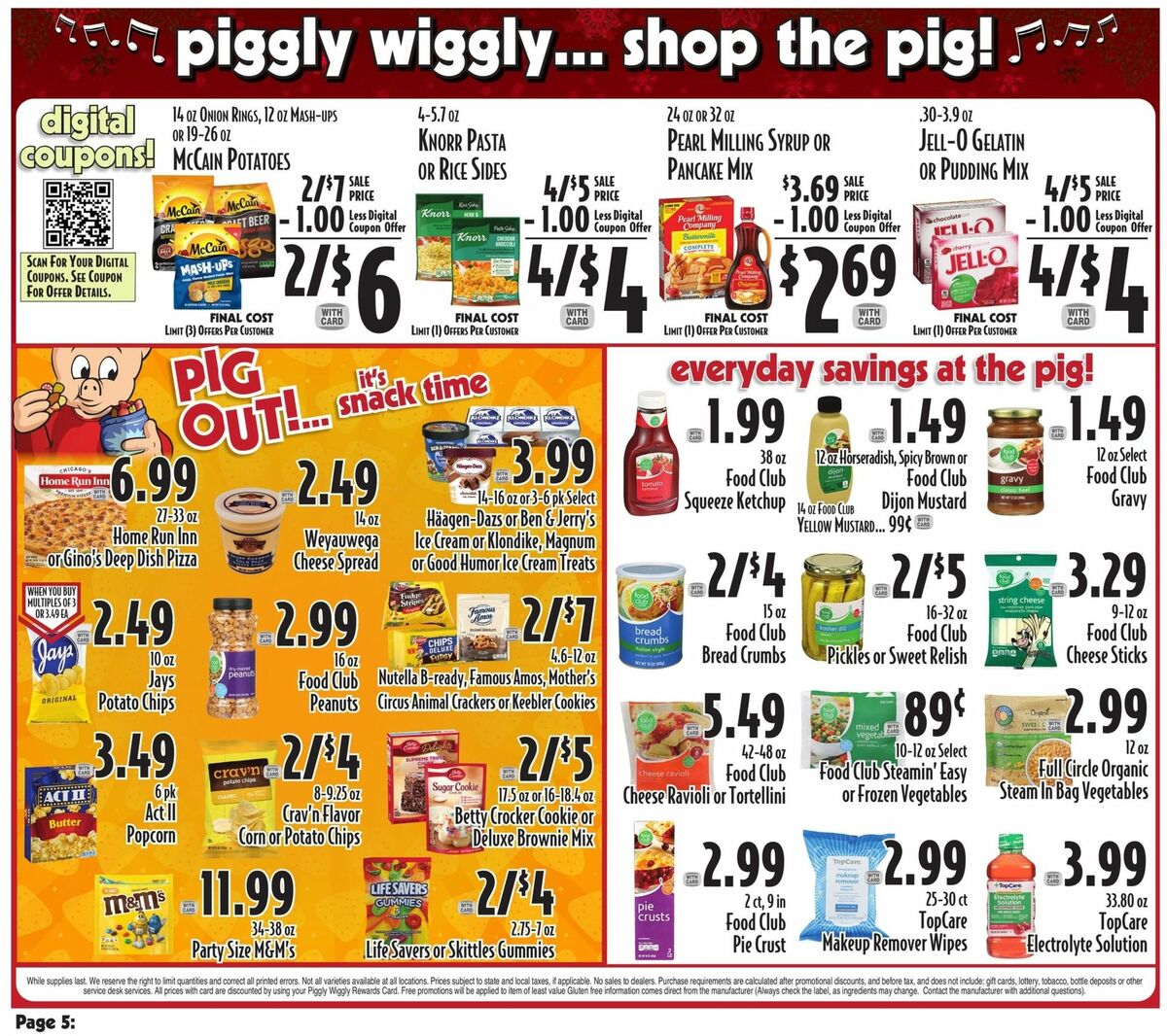 Piggly Wiggly Weekly Ad from December 13