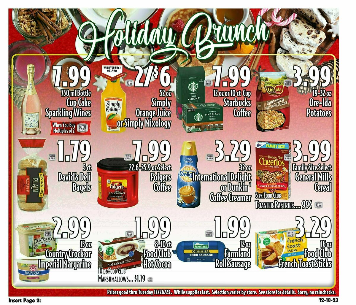 Piggly Wiggly Weekly Ad from December 20