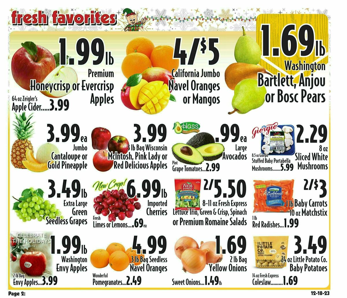 Piggly Wiggly Weekly Ad from December 20