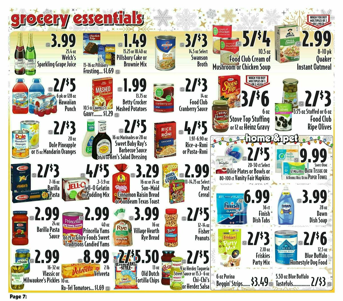 Piggly Wiggly Weekly Ad from December 20