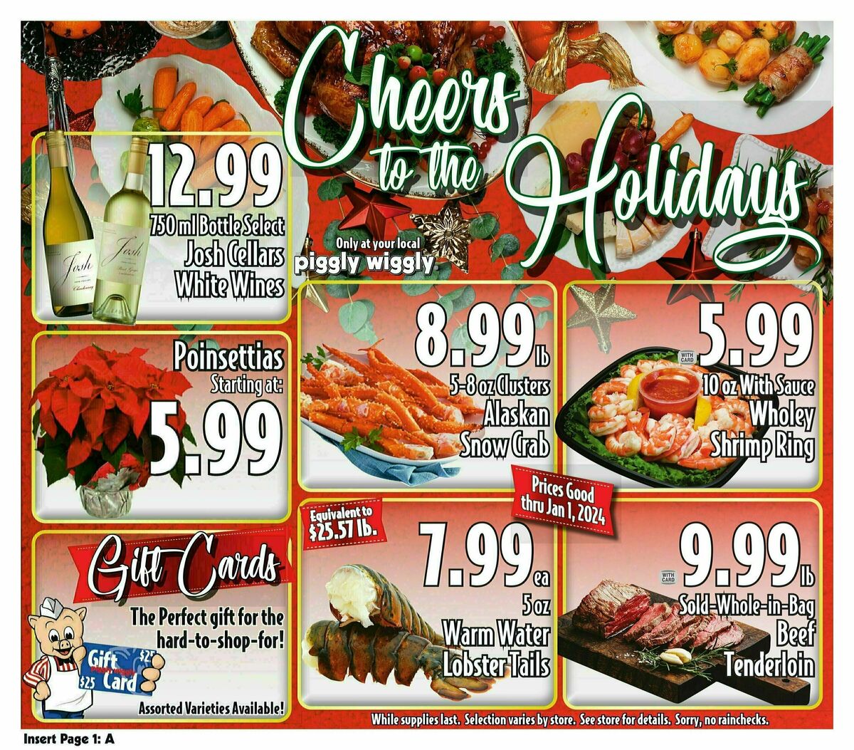 Piggly Wiggly Weekly Ad from December 20