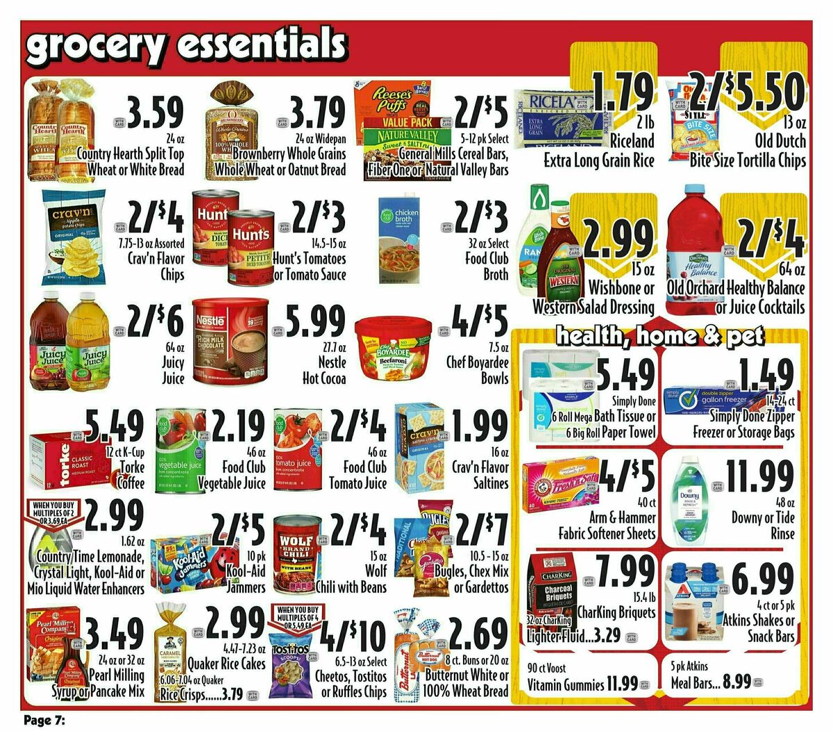 Piggly Wiggly Weekly Ad from January 3