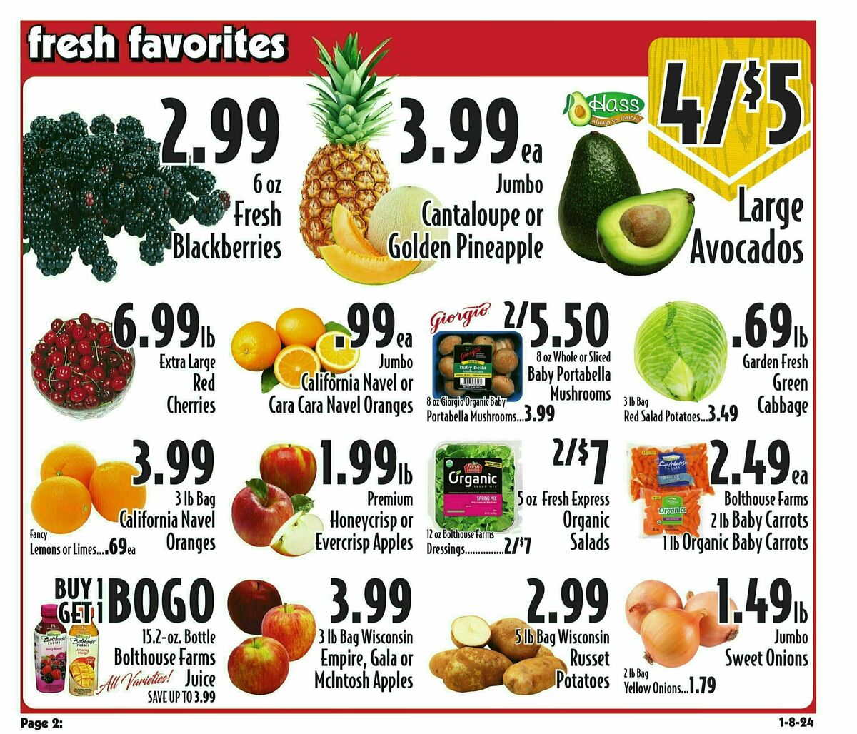 Piggly Wiggly Weekly Ad from January 10