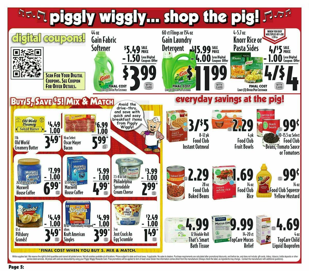 Piggly Wiggly Weekly Ad from January 10