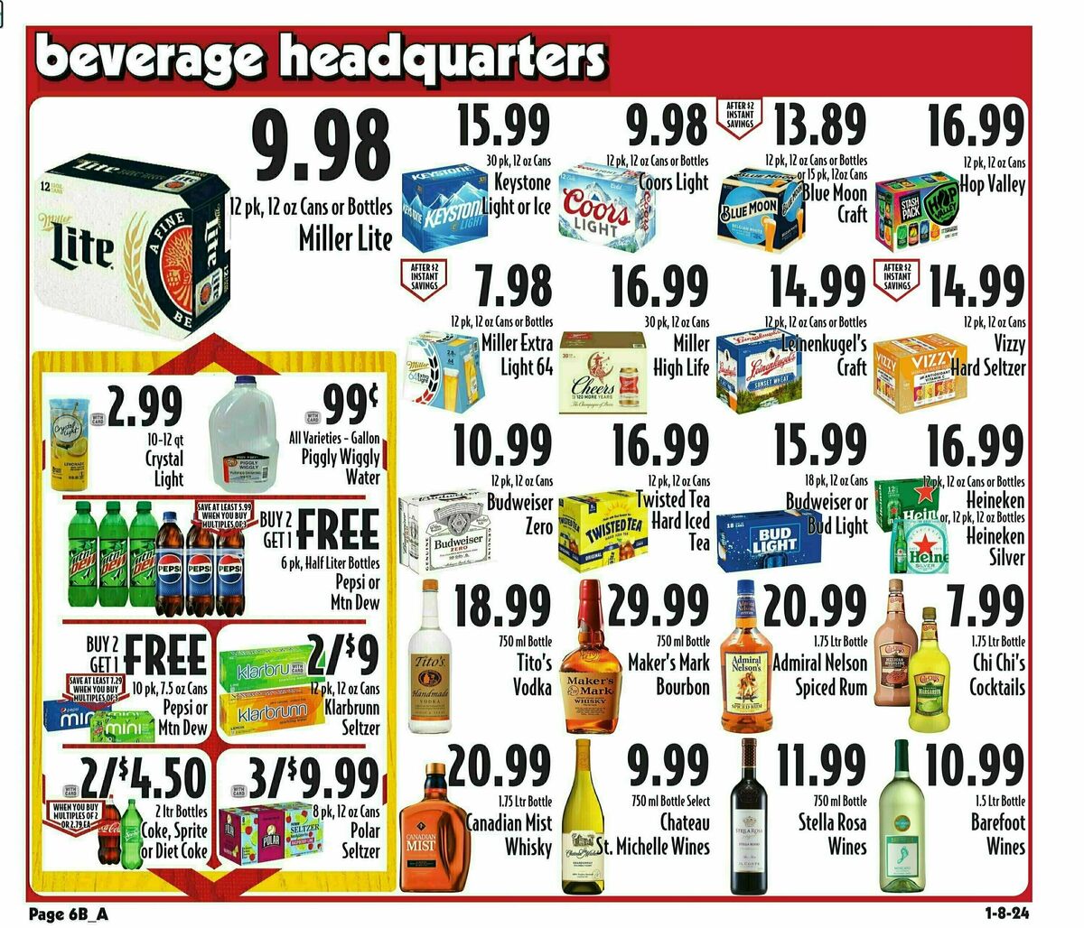 Piggly Wiggly Weekly Ad from January 10