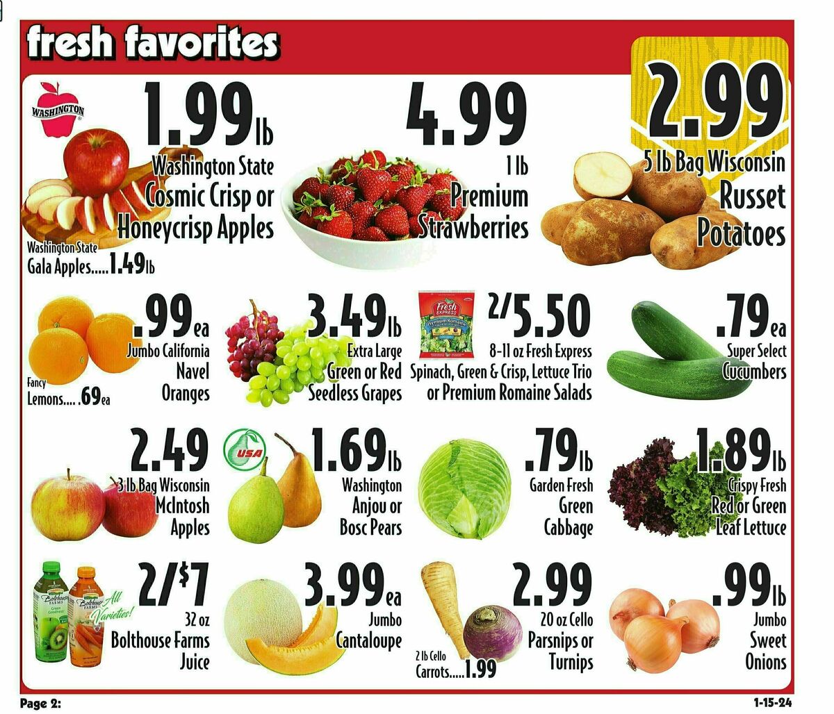 Piggly Wiggly Weekly Ad from January 17