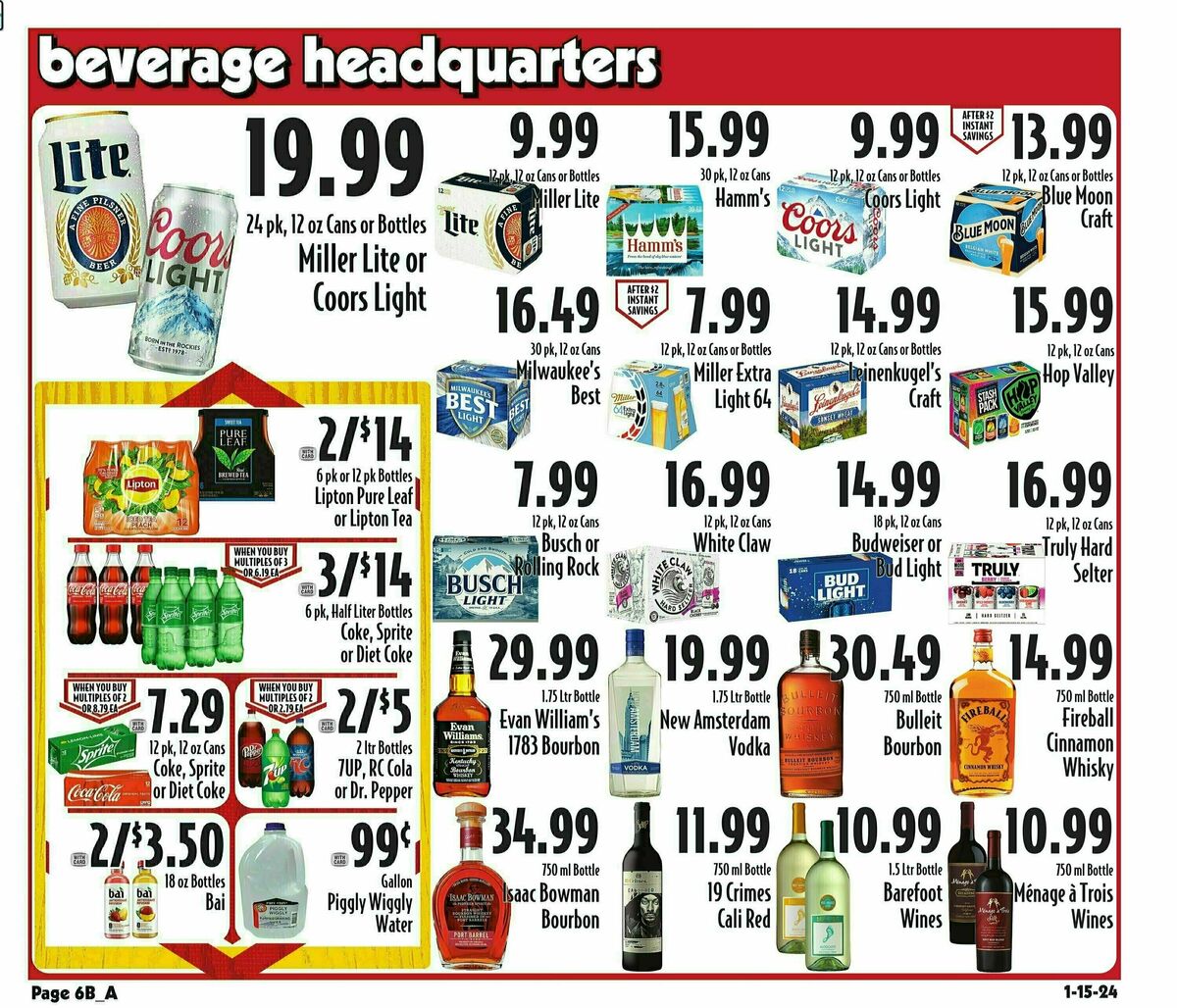 Piggly Wiggly Weekly Ad from January 17