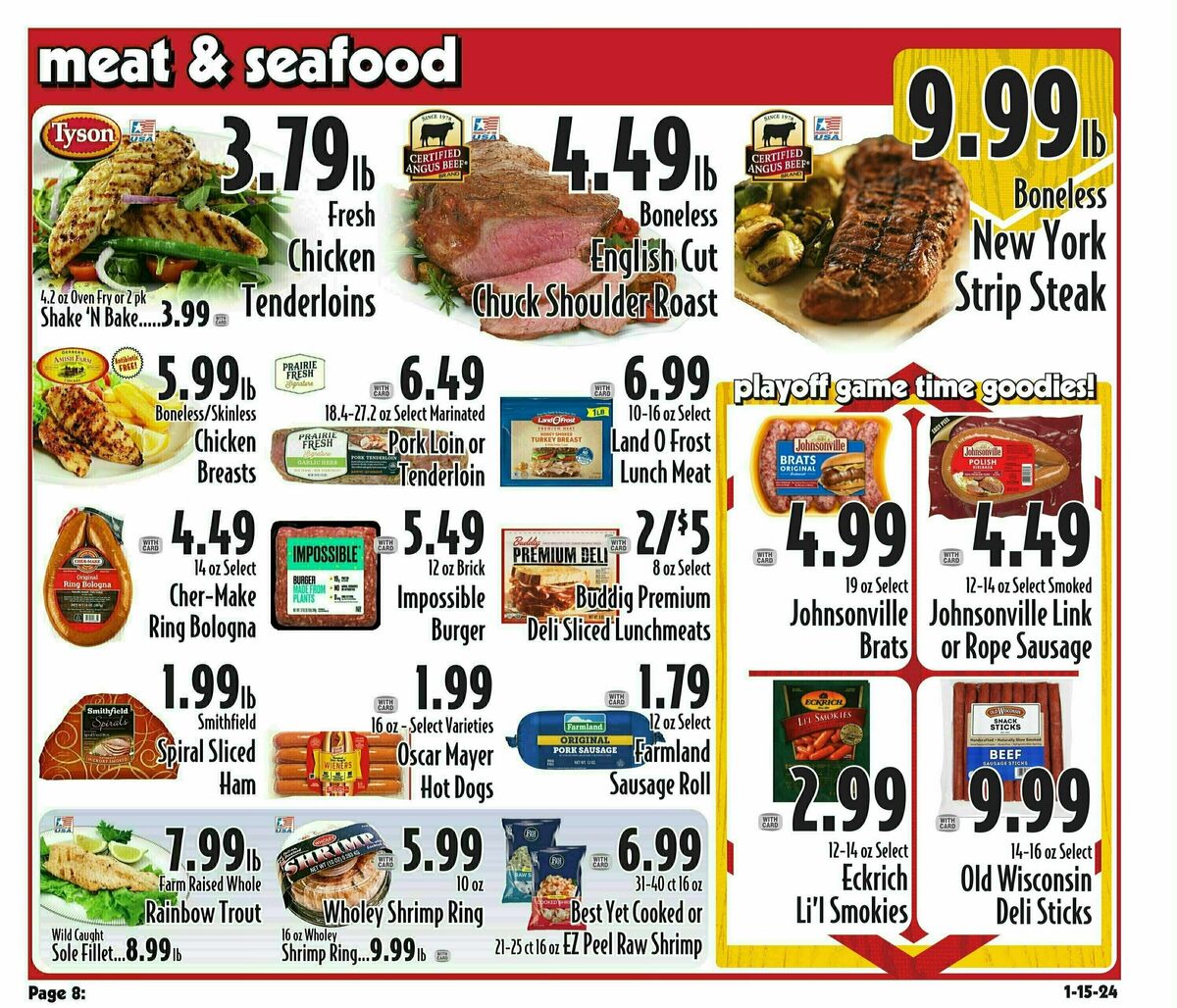 Piggly Wiggly Weekly Ad from January 17