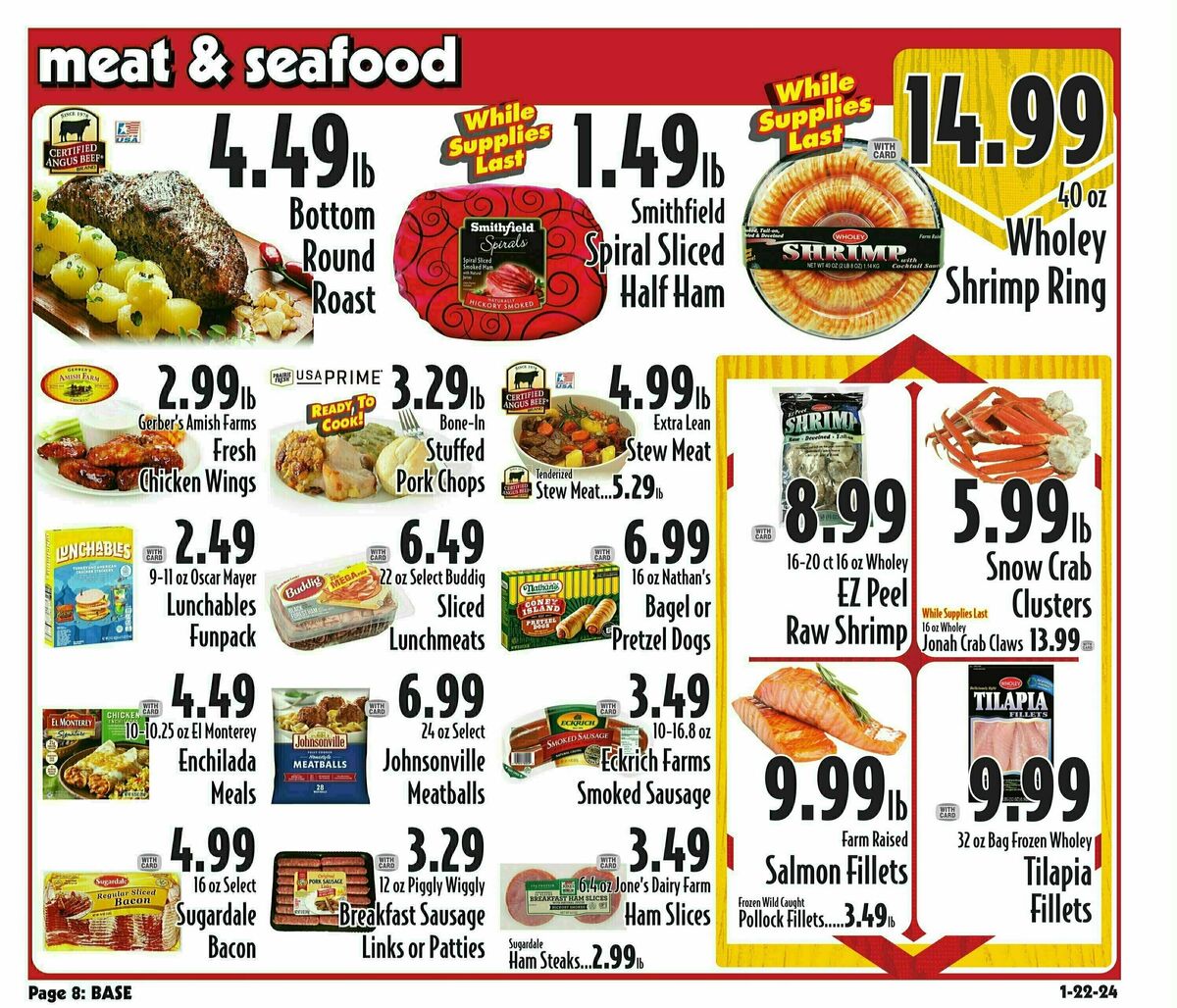 Piggly Wiggly Weekly Ad from January 24