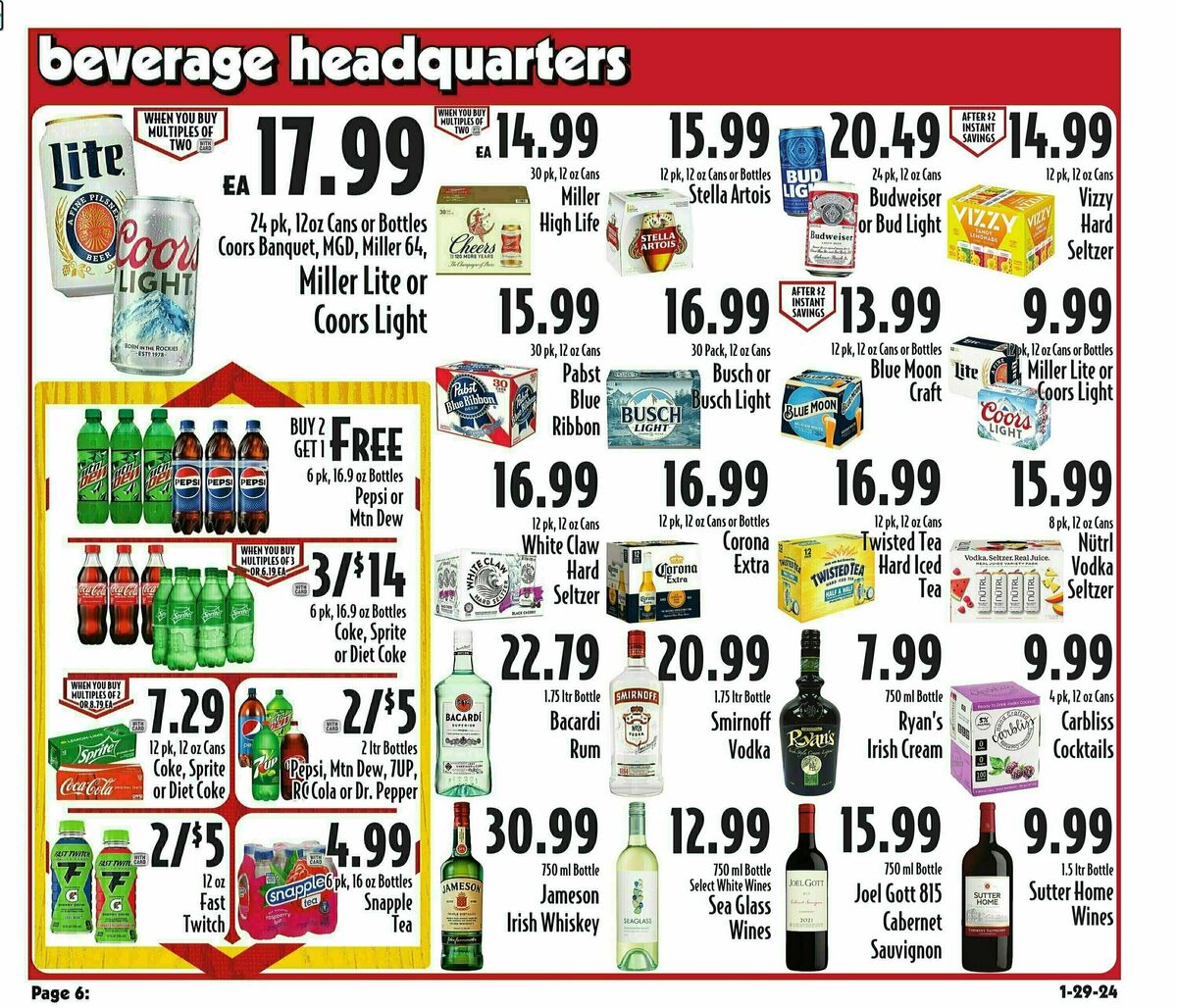 Piggly Wiggly Weekly Ad from January 31