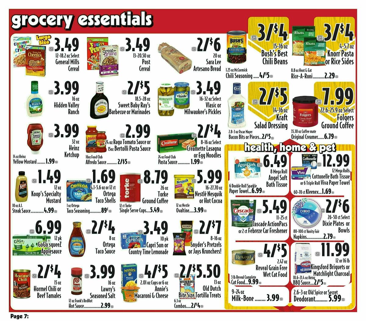 Piggly Wiggly Weekly Ad from February 7