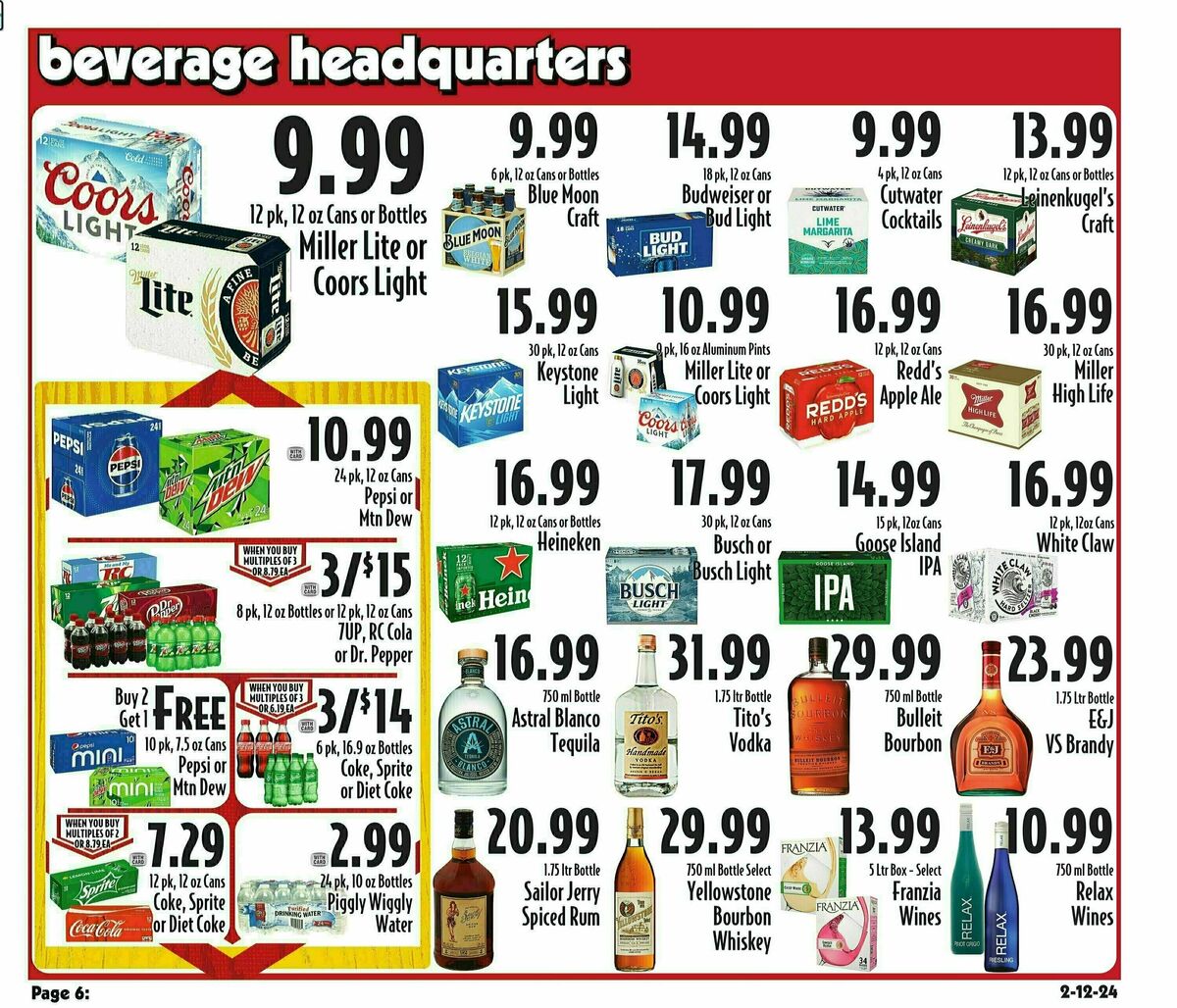 Piggly Wiggly Weekly Ad from February 14