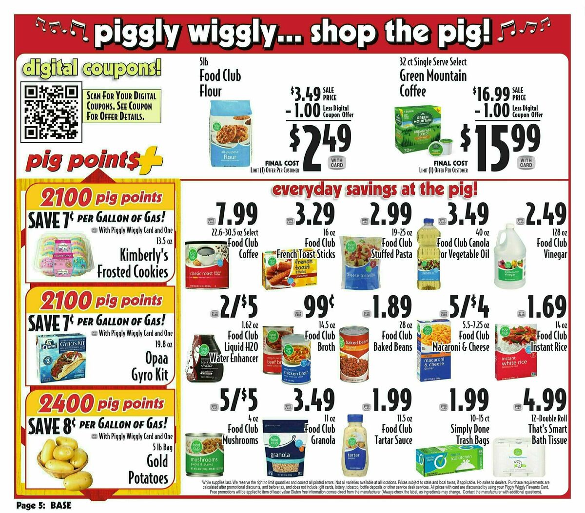 Piggly Wiggly Weekly Ad from February 21