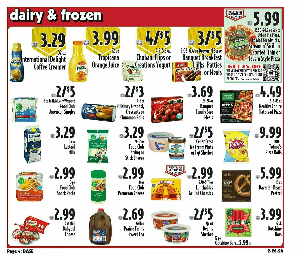 Piggly Wiggly Weekly Ad from February 28