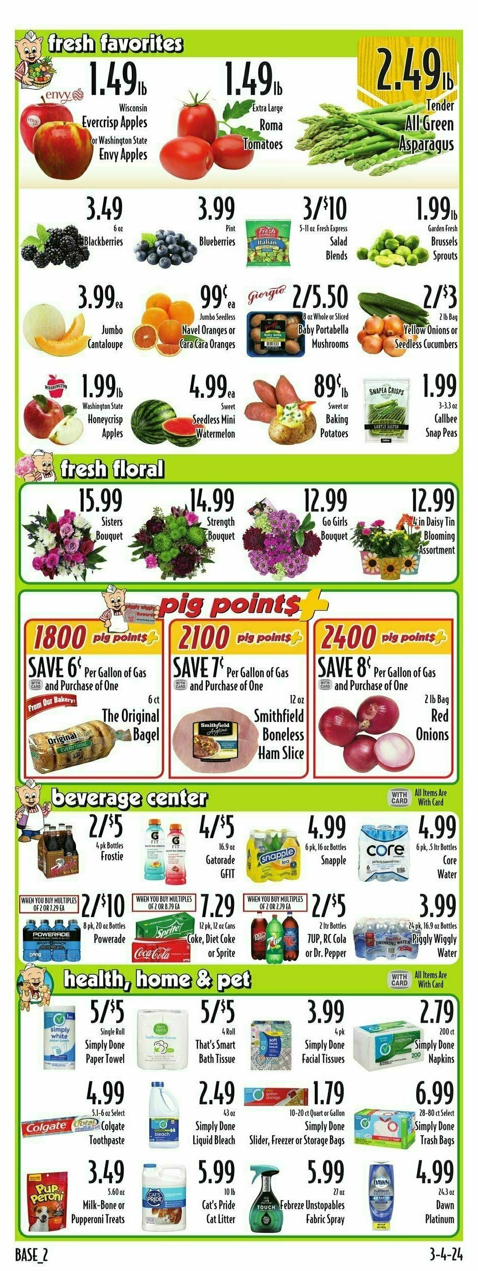 Piggly Wiggly Weekly Ad from March 6