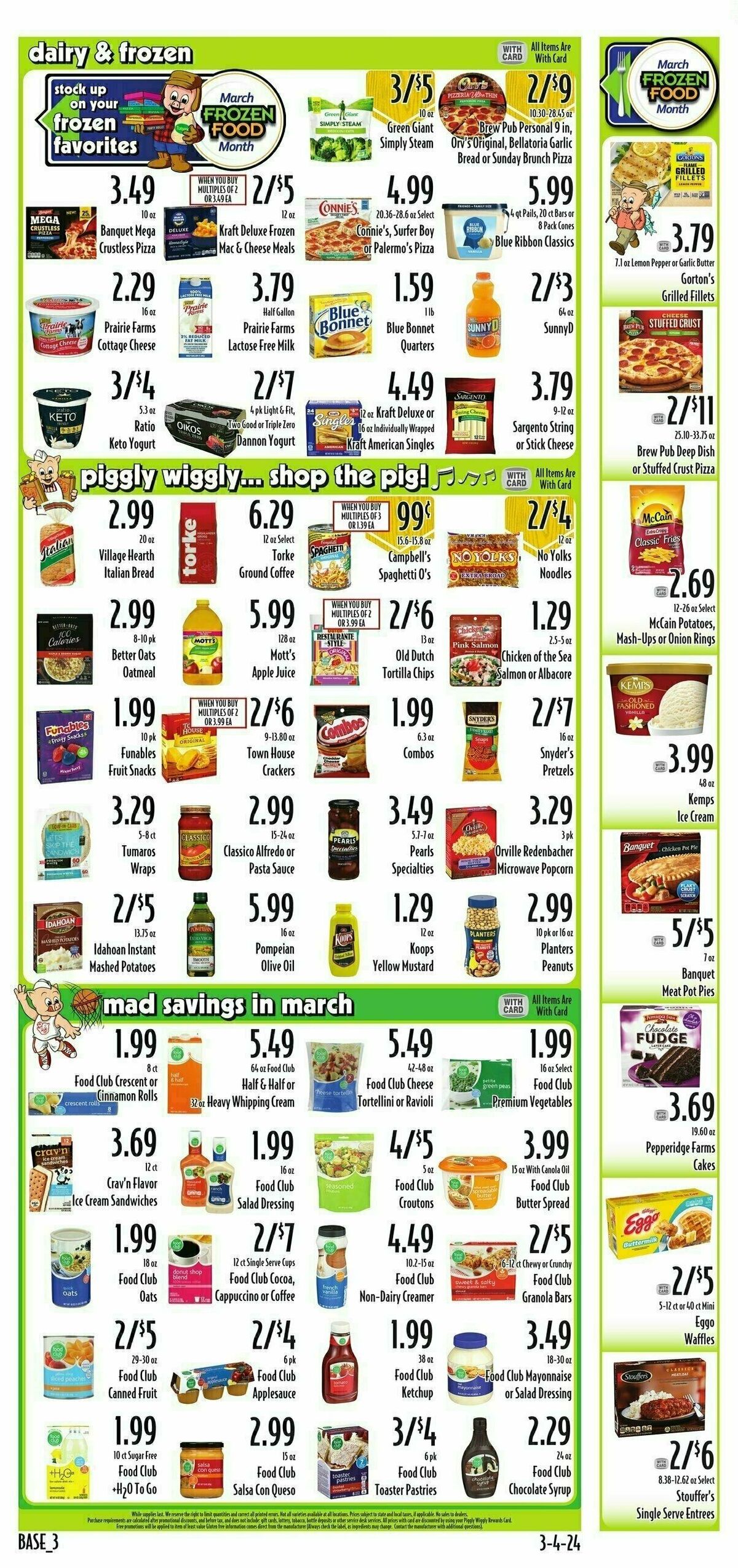 Piggly Wiggly Weekly Ad from March 6