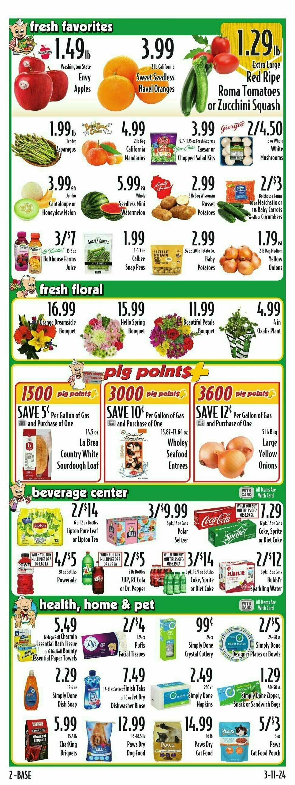 Piggly Wiggly Weekly Ad from March 13