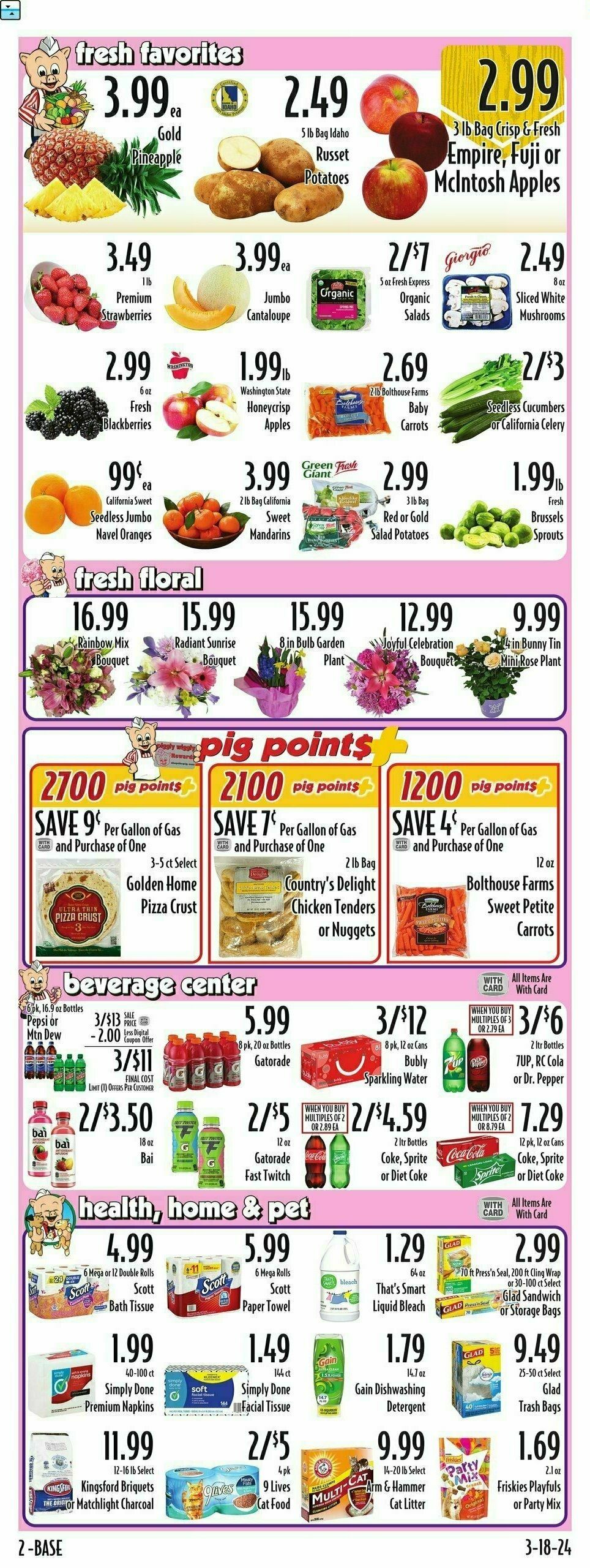 Piggly Wiggly Weekly Ad from March 20