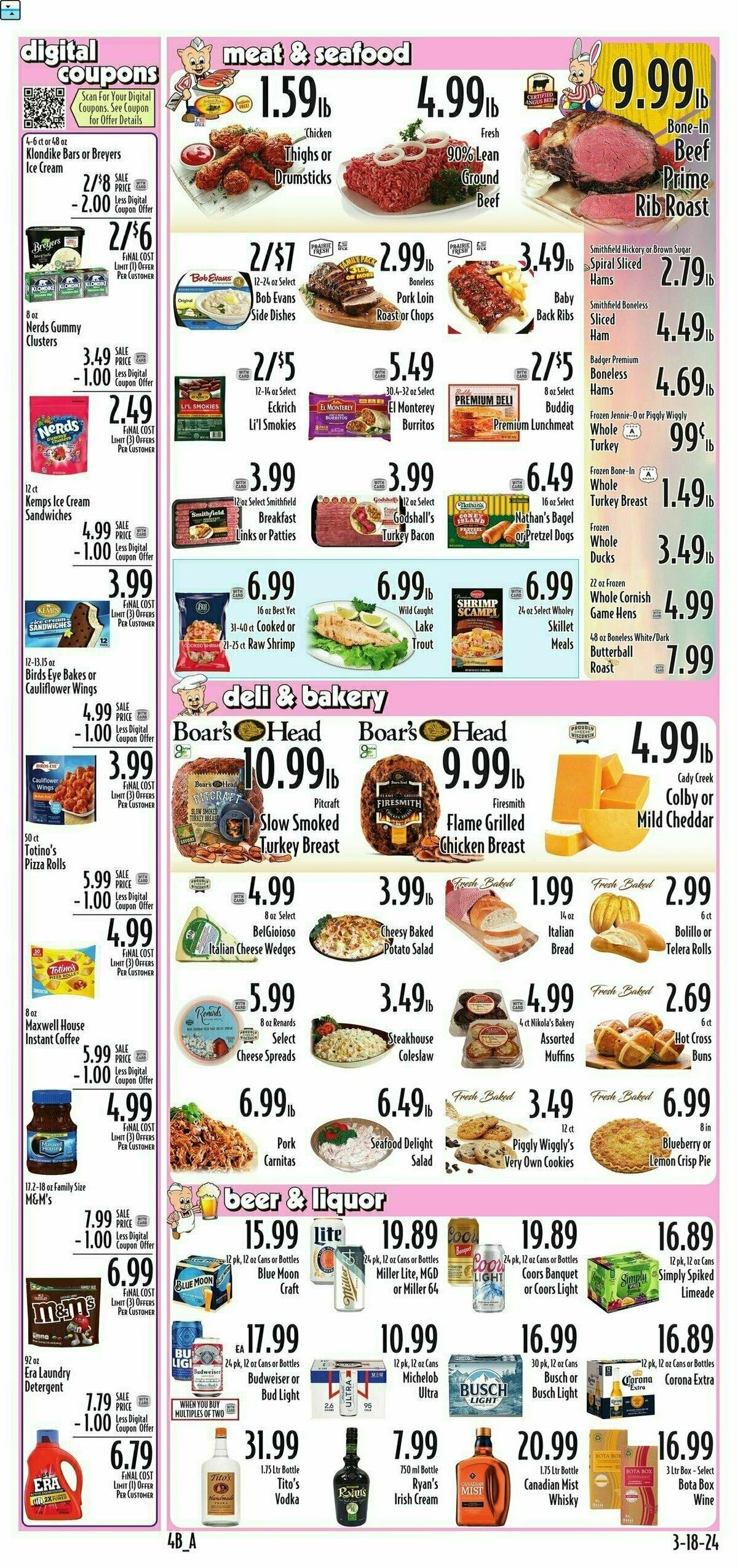 Piggly Wiggly Weekly Ad from March 20