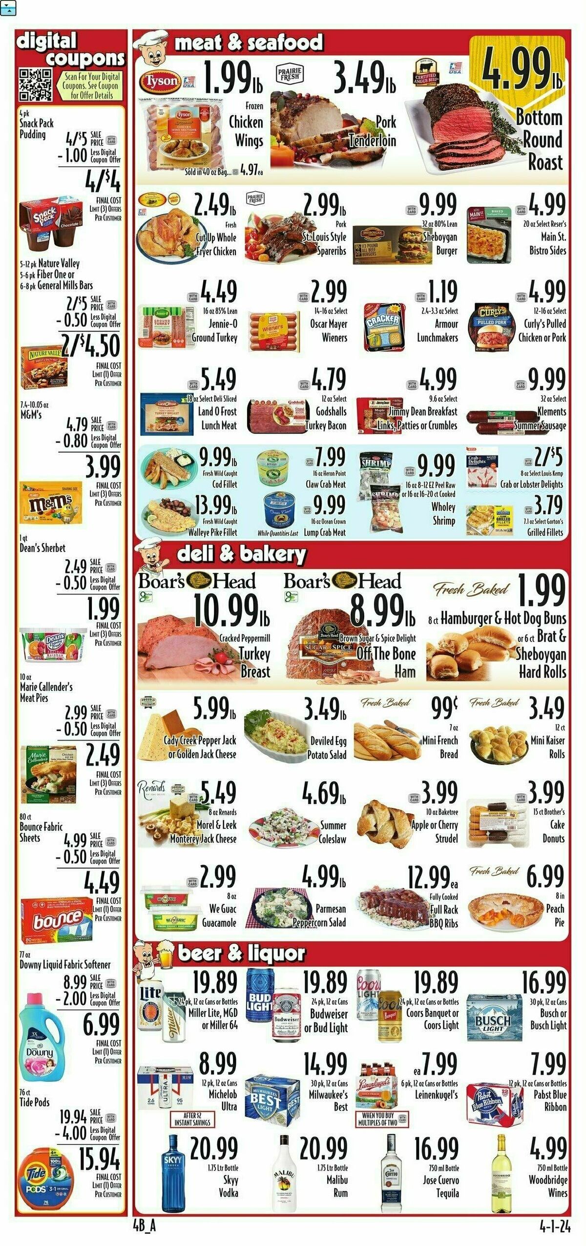 Piggly Wiggly Weekly Ad from April 3