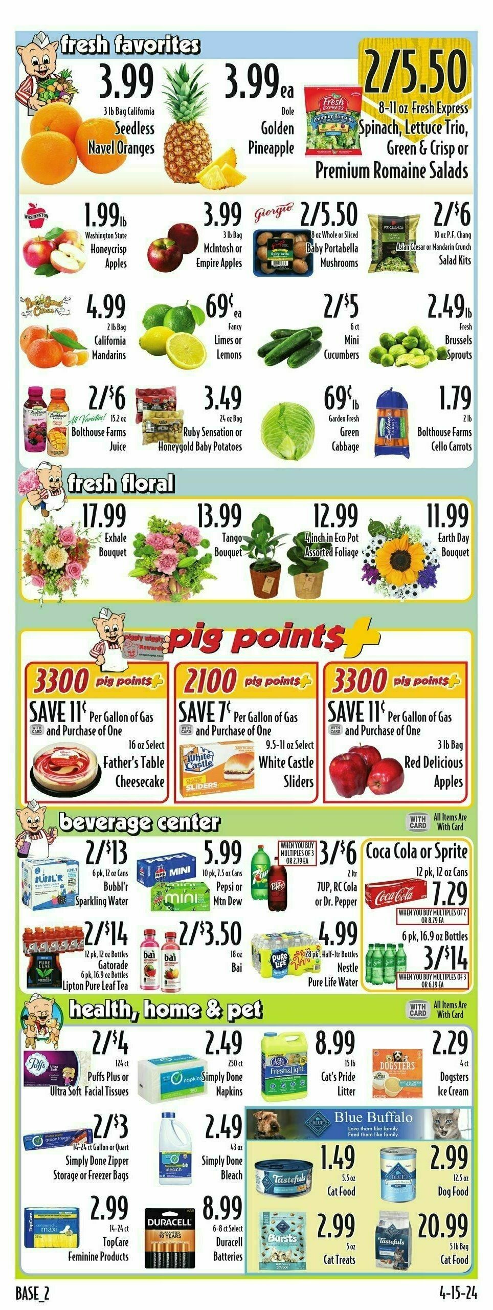 Piggly Wiggly Weekly Ad from April 17