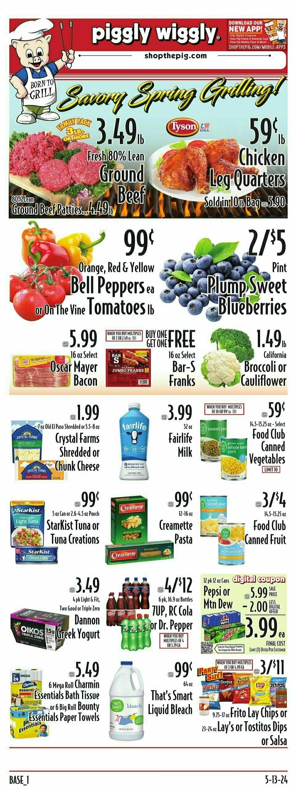 Piggly Wiggly Weekly Ad from May 15