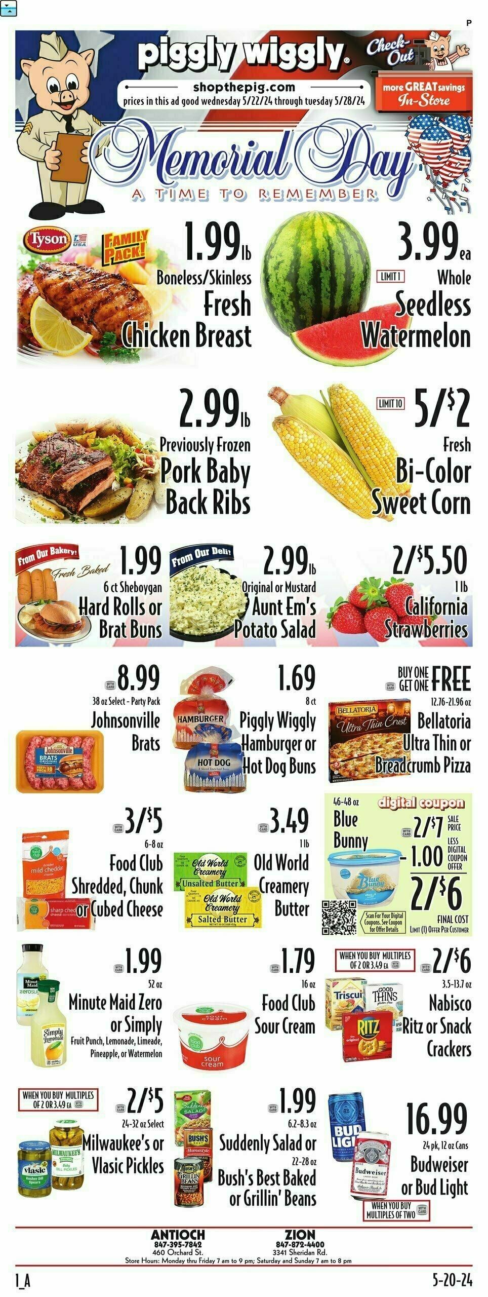 Piggly Wiggly Weekly Ad from May 22