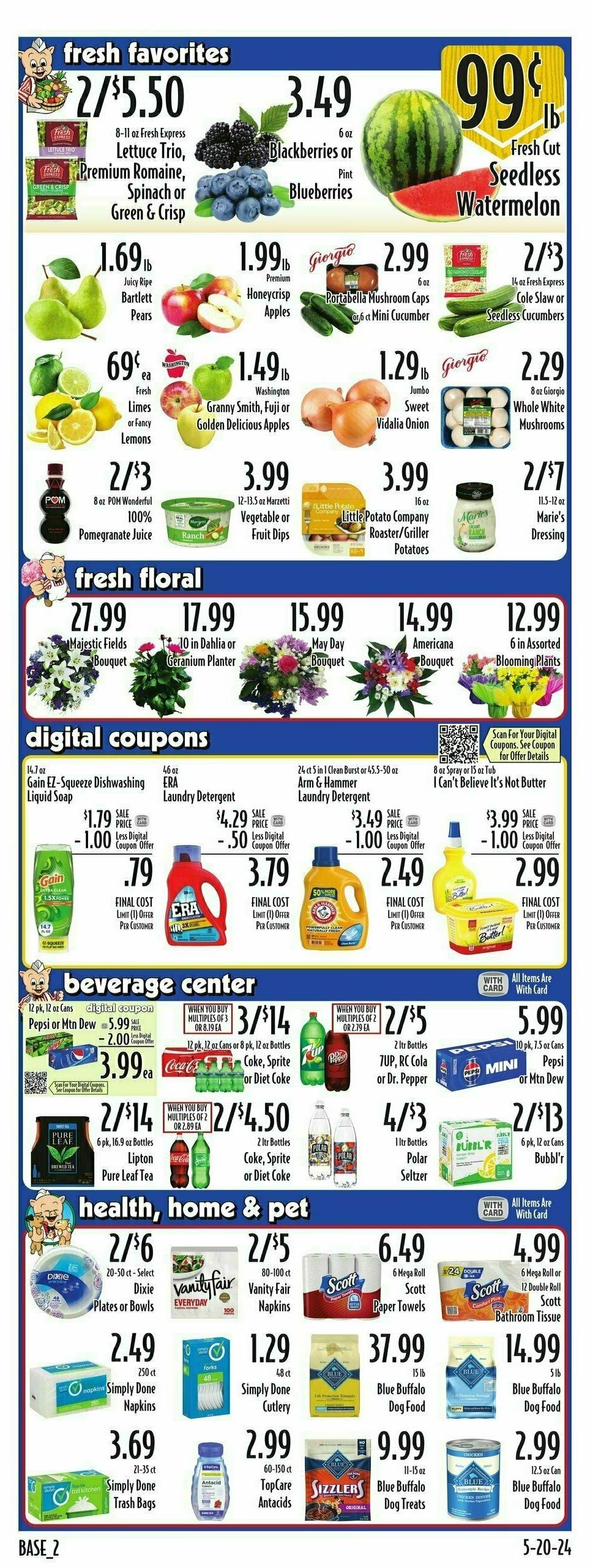 Piggly Wiggly Weekly Ad from May 22