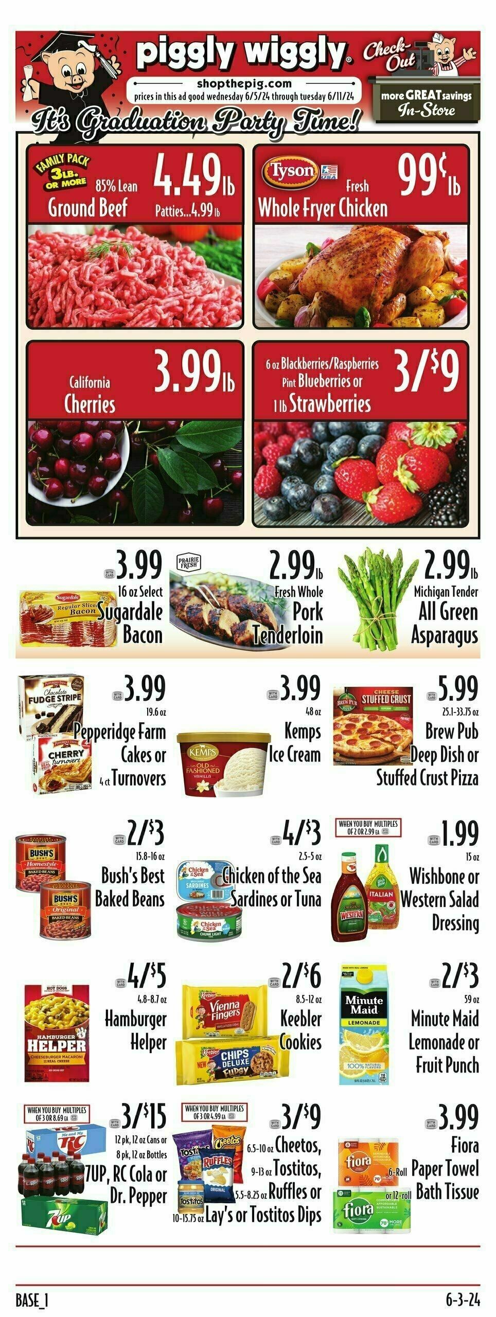 Piggly Wiggly Weekly Ad from June 5