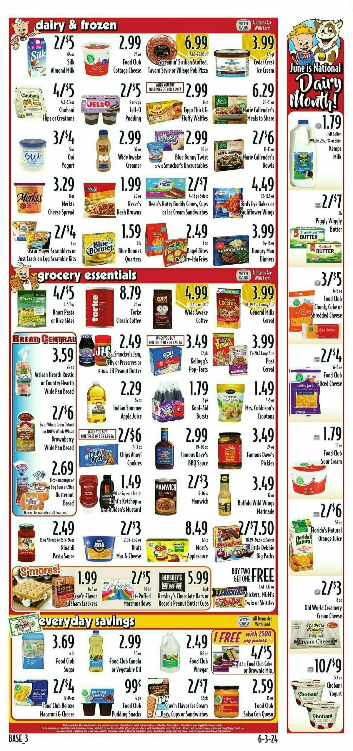 Piggly Wiggly Weekly Ad from June 5