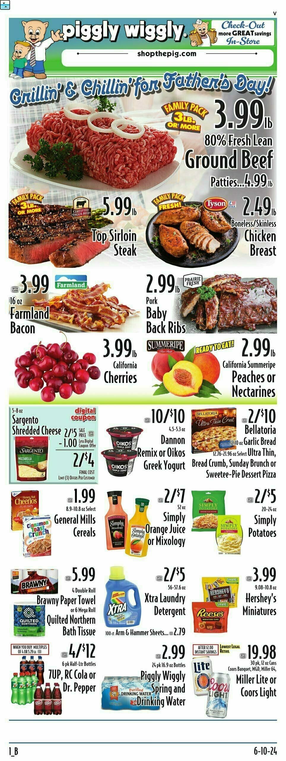 Piggly Wiggly Weekly Ad from June 12