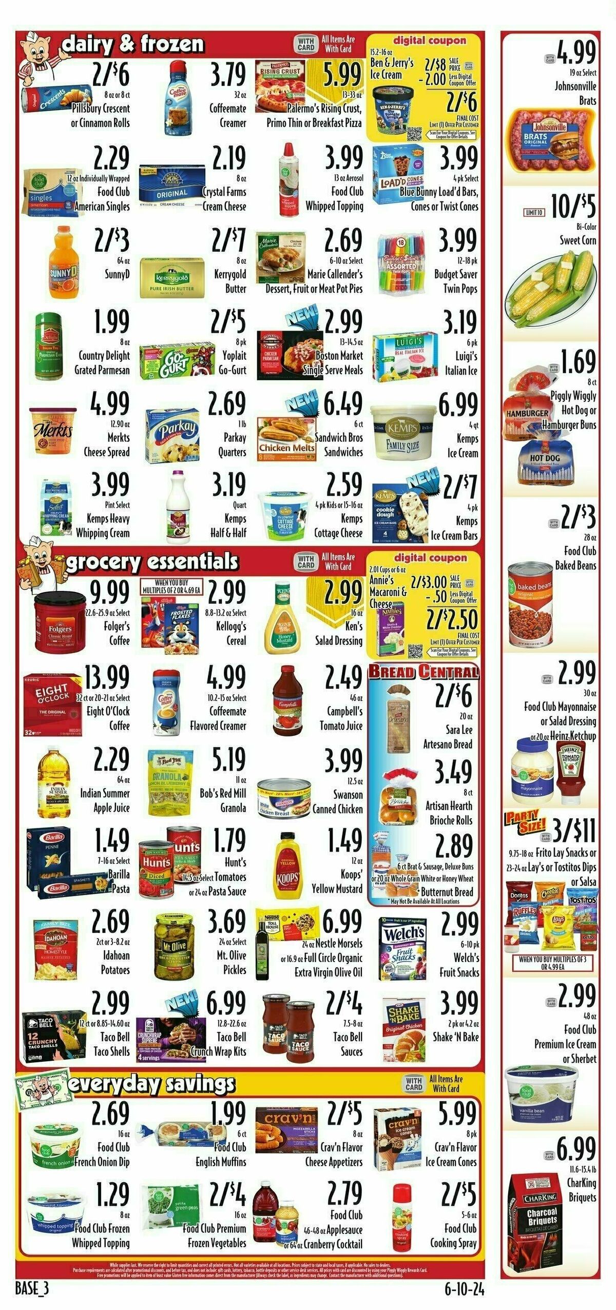 Piggly Wiggly Weekly Ad from June 12