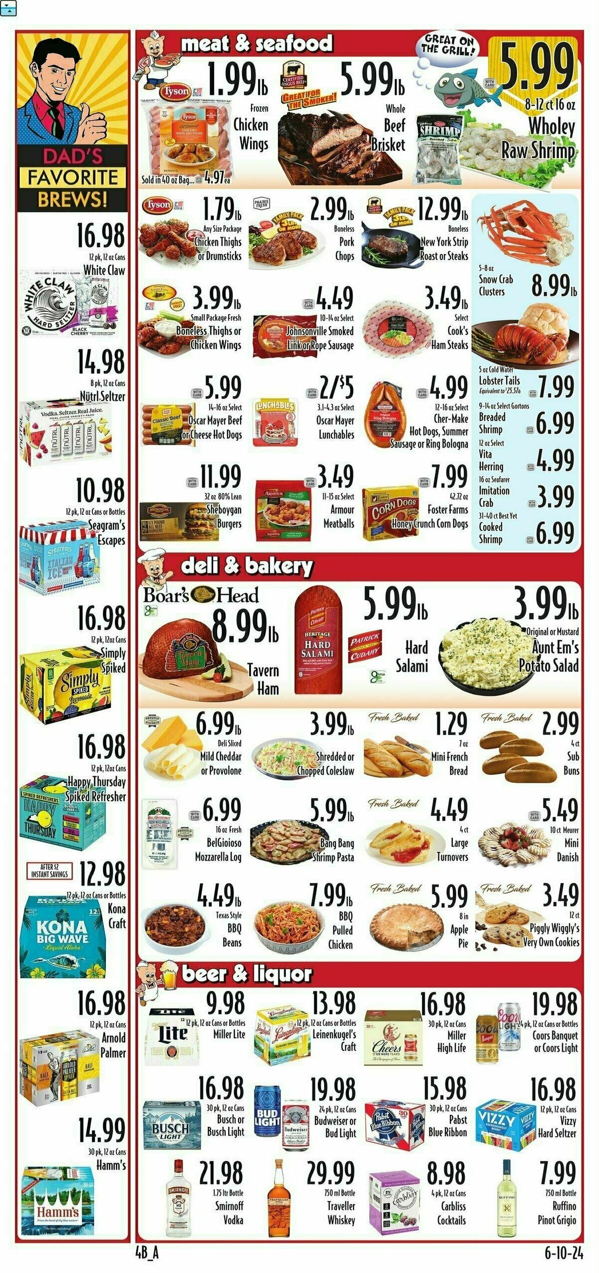 Piggly Wiggly Weekly Ad from June 12